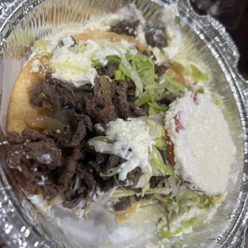 Taqueria Mexicas - Steak Tostada - Food Trucks Near Me - Elmont, New York Taqueria Mexicas - Steak Tostada - Food Trucks Near Me - Elmont, New York