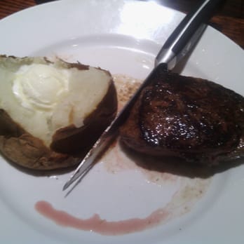 LongHorn Steakhouse - Renegade sirloin 8 oz. Baked potato with butter as side. - Steakhouses Near Me - Jacksonville, Florida LongHorn Steakhouse - Renegade sirloin 8 oz. Baked potato with butter as side. - Steakhouses Near Me - Jacksonville, Florida