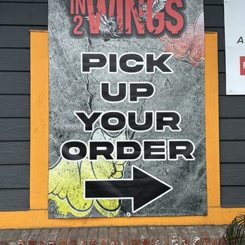 In2 Wings - Follow the arrows to the front door to pick up orders - Caterers Near Me - Santa Ana, California