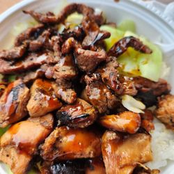 Flame Broiler - Half-and-half bowl.