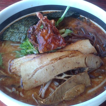 Ramen Parlor - Lobster garlic pork ramen (black) (10.16.12) - Ramen Near Me - San Mateo, California Ramen Parlor - Lobster garlic pork ramen (black) (10.16.12) - Ramen Near Me - San Mateo, California