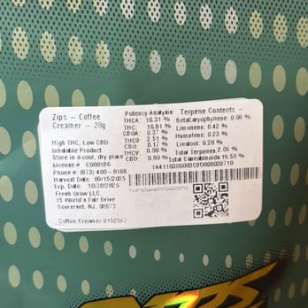 Fresh - This is 16% and total garbage when I bought it I was told it was 25.6% - Cannabis Dispensaries Near Me - Elizabeth, New Jersey Fresh - This is 16% and total garbage when I bought it I was told it was 25.6% - Cannabis Dispensaries Near Me - Elizabeth, New Jersey