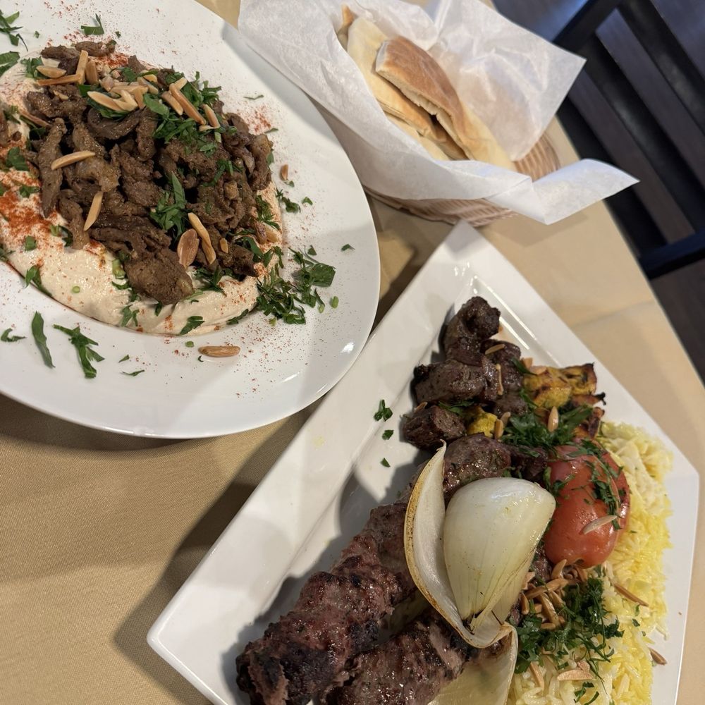 Baba Ali Grill - Hummus With Meat, Chef Mixed Grill Combo Plate - Mediterranean Near Me - Murrieta, California Baba Ali Grill - Hummus With Meat, Chef Mixed Grill Combo Plate - Mediterranean Near Me - Murrieta, California