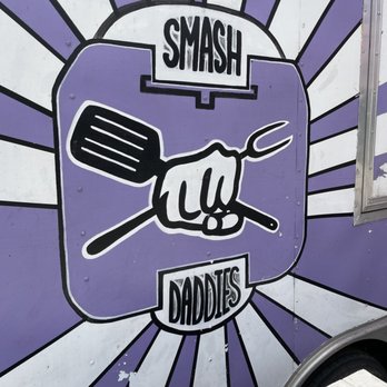 Smash Daddies - a purple and white food truck - Burgers Near Me - Elgin, Texas
