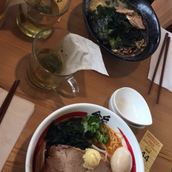 KINTON RAMEN COMMERCE GATE - Spicy garlic with seasoned eggs + seaweed & Original with seaweed + garlic oil. - Ramen Near Me - Markham, Ontario KINTON RAMEN COMMERCE GATE - Spicy garlic with seasoned eggs + seaweed & Original with seaweed + garlic oil. - Ramen Near Me - Markham, Ontario