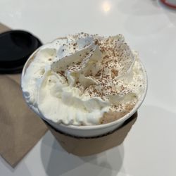 Regal Cat Cafe - raspberry coffee w/whip