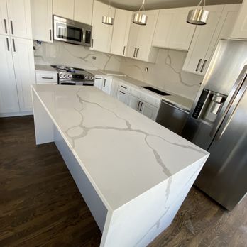 Great Mountain Stone - Calcutta Quartz - Countertop Installation Near Me Great Mountain Stone - Calcutta Quartz - Countertop Installation Near Me