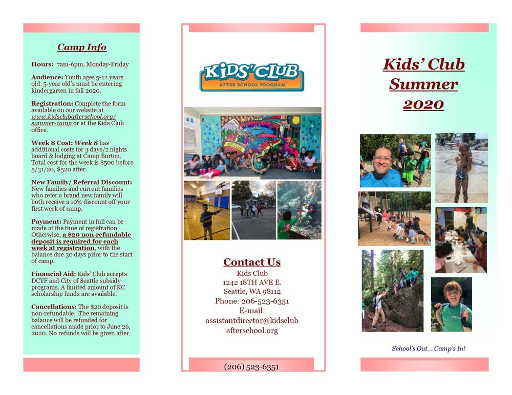 Kids' Club - childcare center in Seattle, WA