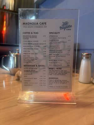 Menu photo 1 Magnolia Cafe South Austin, TX Menu photo 1 Magnolia Cafe South Austin, TX