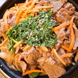 Kimchi Box - Japchae with bulgogi