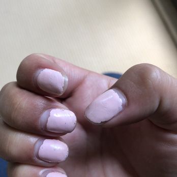 Ocean Nails & Spa - A week after, nail polish chipped already - Nail Salons Near Me - Goleta, California