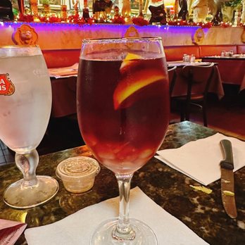 J R Pizza Bella Restaurant - a glass of wine and a glass of water - Italian Near Me - Margate, Florida