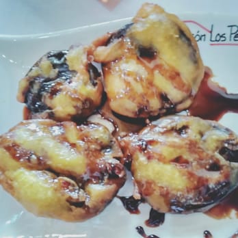 Los Pérez - Berenjenas fritas con miel de caña. - Spanish Near Me - Malaga, Massachusetts