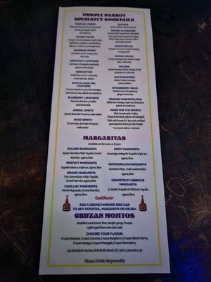Menu photo 2 Purple Parrot Grill Rehoboth Beach, DE Menu photo 2 Purple Parrot Grill Rehoboth Beach, DE