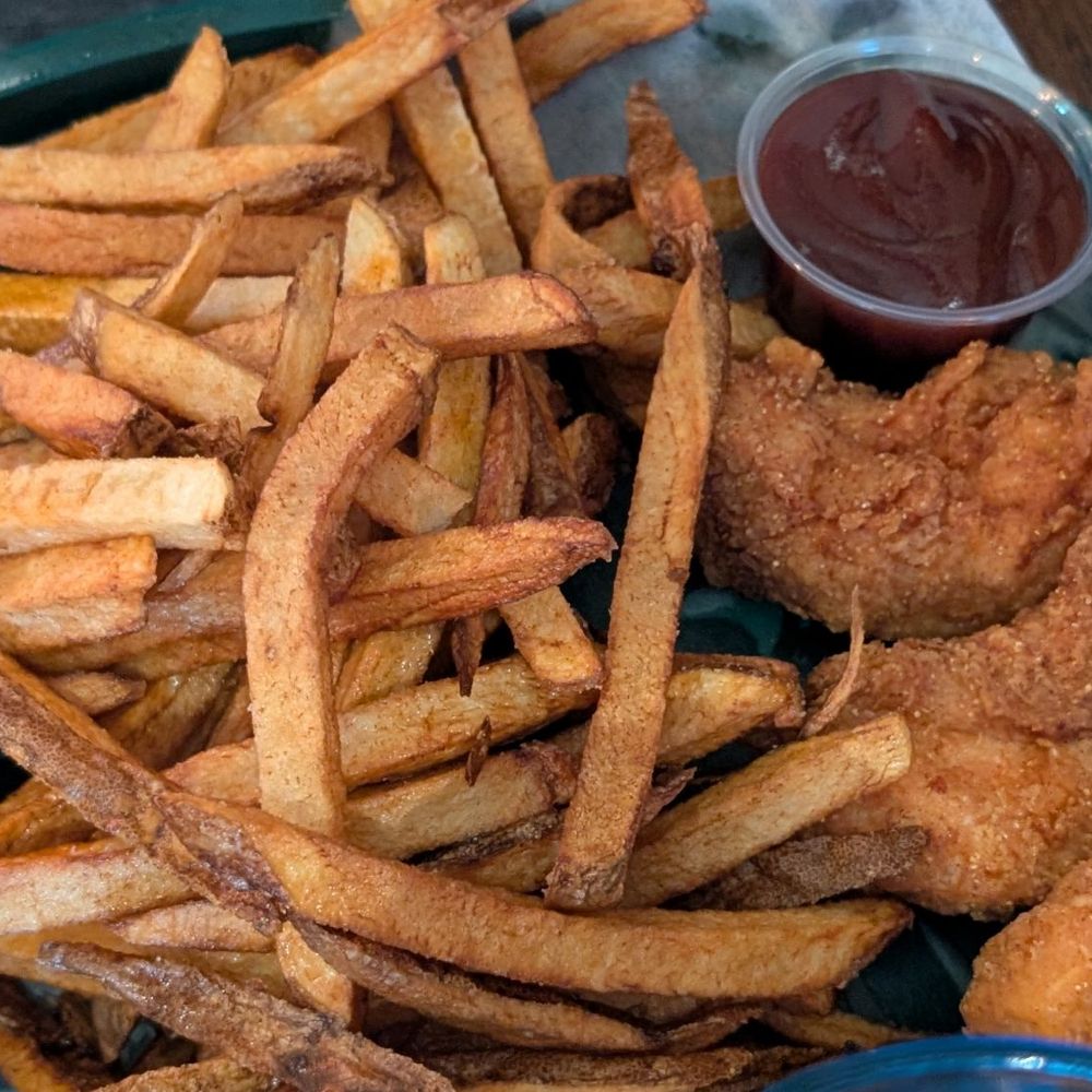 Towpath Tavern - 3 piece chicken dinner with included side only$9.95 - New American Near Me - Bolivar, Ohio Towpath Tavern - 3 piece chicken dinner with included side only$9.95 - New American Near Me - Bolivar, Ohio