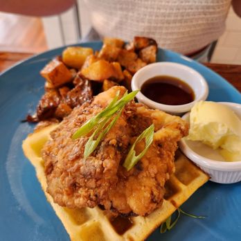 Henry's On Clay - Chicken and waffle. - Salad Near Me - Scranton, Pennsylvania Henry's On Clay - Chicken and waffle. - Salad Near Me - Scranton, Pennsylvania