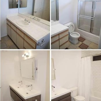 Pearl Remodeling - Before and after shots of guest bathroom - General Contractors Near Me - Reseda, California Pearl Remodeling - Before and after shots of guest bathroom - General Contractors Near Me - Reseda, California