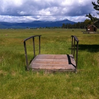 Fort Klamath Museum - Picture of old bridge looking out onto the great terrain that surrounds Fort Klamath Museum.   Breathtaking! - Museums Near Me - Fort Klamath, Oregon