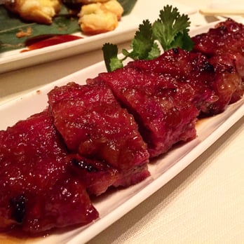 Tin Lung Heen - BBQ Iberia pork with Honey - Cantonese Near Me - Kowloon, HK
