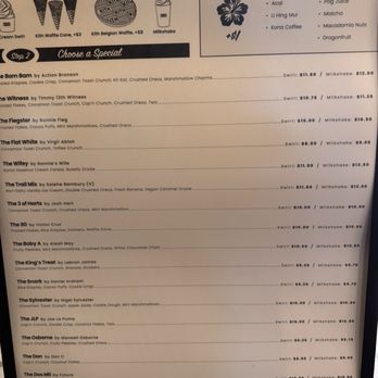 KITH Treats - Menu 5/13/25 - Ice Cream & Frozen Yogurt Near Me - Honolulu, Hawaii KITH Treats - Menu 5/13/25 - Ice Cream & Frozen Yogurt Near Me - Honolulu, Hawaii