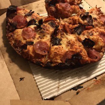 Domino's Pizza - a half eaten pizza in a box - Pizza Near Me - Bloomington, California Domino's Pizza - a half eaten pizza in a box - Pizza Near Me - Bloomington, California