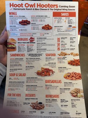 Menu photo 1 Hooters Goodlettsville, TN
