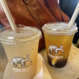 Lychee Oolong - no taste of oolong!!! Jasmine green tea w/boba
