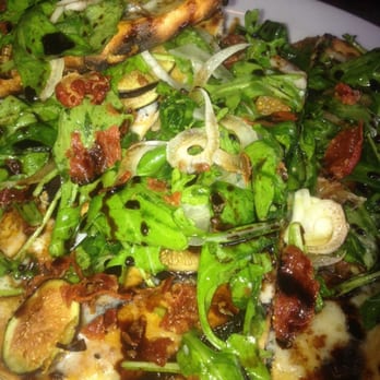 The Monk's Kettle - Grilled flatbread, figs, bleu cheese, arugula, fennel and prosciutto. Balsamic drizzle. Love this combo, it's so yummy! - Bars Near Me - Oakland, California
