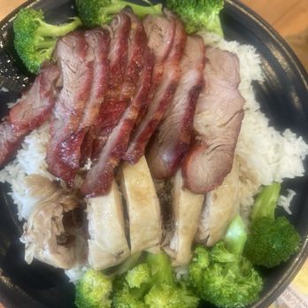 Dim Sum King Master - BBQ pork/steamed chicken with rice - Dim Sum Near Me - West Covina, California
