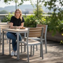 Village Casa - Durawood Collection -- elegant, commercial-grade outdoor furniture designed for both hospitality and residential spaces.