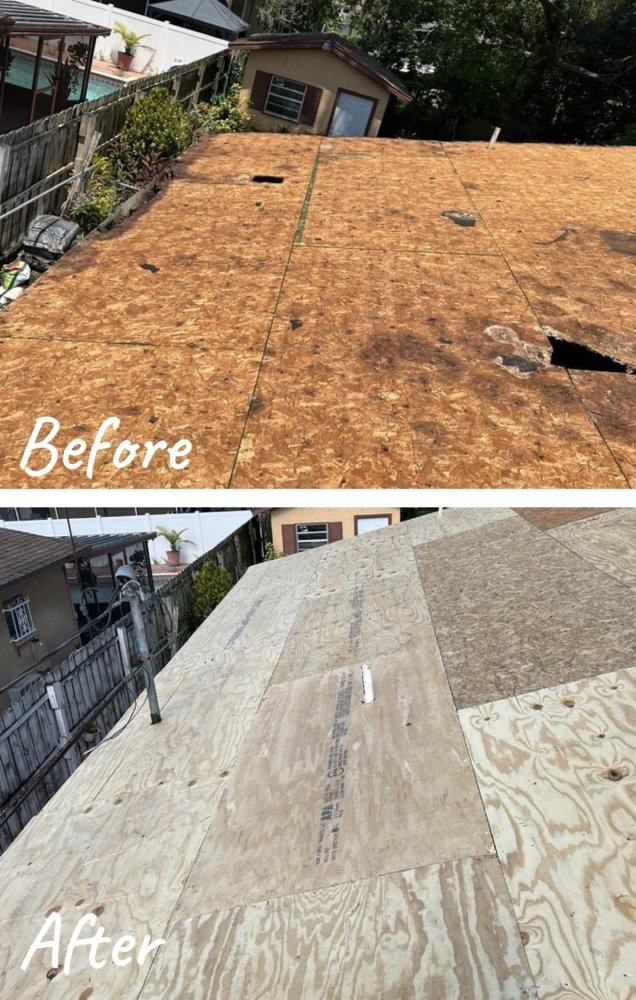 Slide of EBS Roofing
