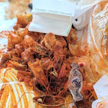 Crabby Crabby - Total table destruction when you are done - Seafood Near Me - Newark, California Crabby Crabby - Total table destruction when you are done - Seafood Near Me - Newark, California