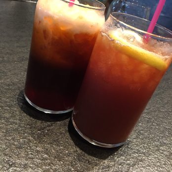 Food Terminal - Thai tea and Strawberry Peach black tea - Malaysian Near Me - Chamblee, Georgia