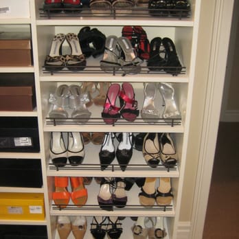 Zen Space Solutions - Slanted shoe shelves - Interior Design Near Me - San Jose, California
