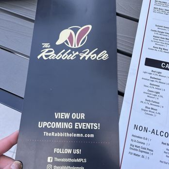 The Rabbit Hole - Menu - Sports Bars Near Me - Minneapolis, Minnesota The Rabbit Hole - Menu - Sports Bars Near Me - Minneapolis, Minnesota