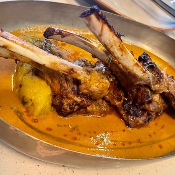Feringhee - Modern Indian Cuisine - Lamb rack. Unique flavors - Indian Near Me - Chandler, Arizona Feringhee - Modern Indian Cuisine - Lamb rack. Unique flavors - Indian Near Me - Chandler, Arizona