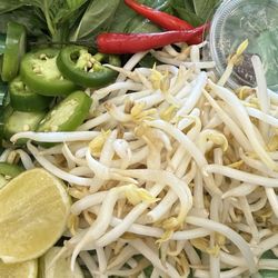 Pho Lucky & Boba Tea - Fresh veggies for pho