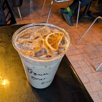 Blackbird Coffee House - Brown Bear iced latte, very tasty - Coffee & Tea Near Me - Albuquerque, New Mexico
