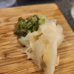 Sushi Q - Pickled ginger and pickled wasabi
