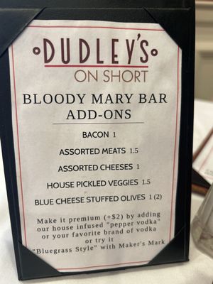 Dudley's On Short by null