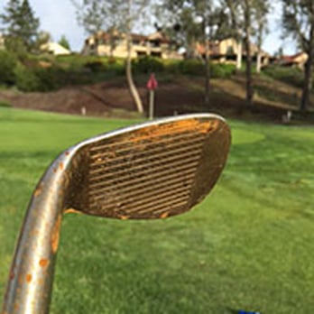 Rancho Bernardo Inn Golf Course - This is what happens to a raw wedge when it is left out in the rain. From Trusty Rusty to RUSTED. - Golf Near Me - San Diego, California Rancho Bernardo Inn Golf Course - This is what happens to a raw wedge when it is left out in the rain. From Trusty Rusty to RUSTED. - Golf Near Me - San Diego, California