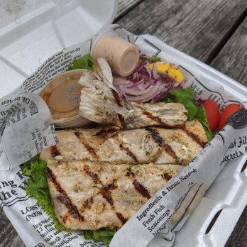 Buster's Sea Cove - Grilled mahi mahi - Seafood Near Me - Toronto, Ontario Buster's Sea Cove - Grilled mahi mahi - Seafood Near Me - Toronto, Ontario