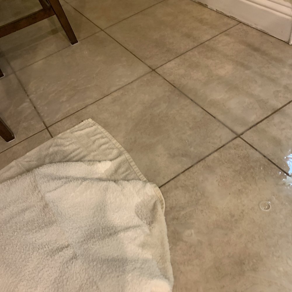 DFW Appliance Repair - Flooded laundry room, dining room and kitchen. Damaged baseboards. - Appliances & Repair Near Me - Sanger, Texas