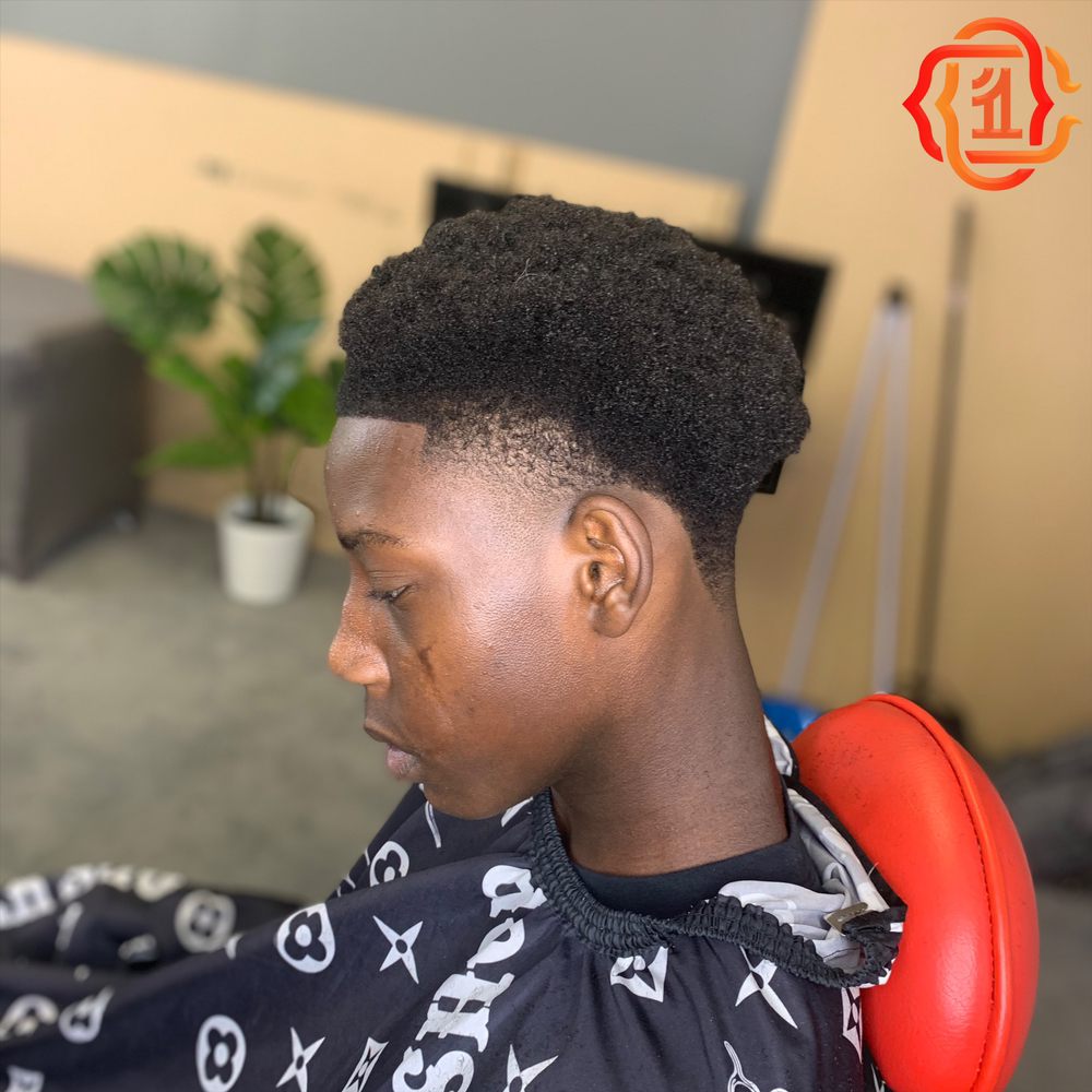 CutzOnOne Barber Studio Logo