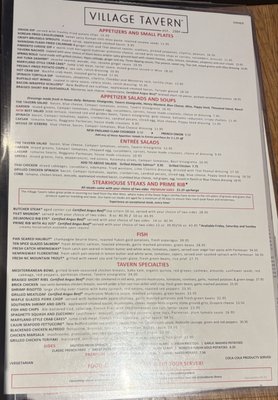 Menu photo 1 Village Tavern Alpharetta, GA Menu photo 1 Village Tavern Alpharetta, GA