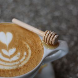 Doppio Coffee - Locally sourced honey, Celtic sea salt, & locally roasted coffee (Honeybee) for Doppio Coffee's winter seasonal menu!