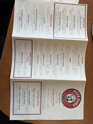 Menu photo 3 Pizza Sam's Midland, MI