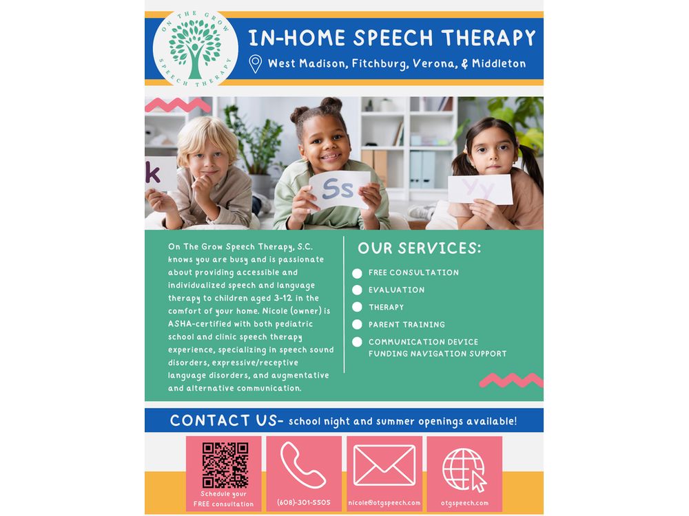 On The Grow Speech Therapy - child therapist in Madison, WI