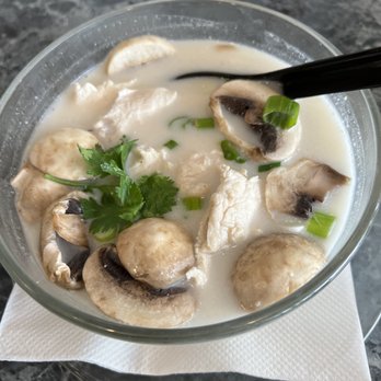 Ruby of Siam - Tom kha taste more like a coco cũng dessert. Tried to eat it but couldn't . - Thai Near Me - Skokie, Illinois Ruby of Siam - Tom kha taste more like a coco cũng dessert. Tried to eat it but couldn't . - Thai Near Me - Skokie, Illinois