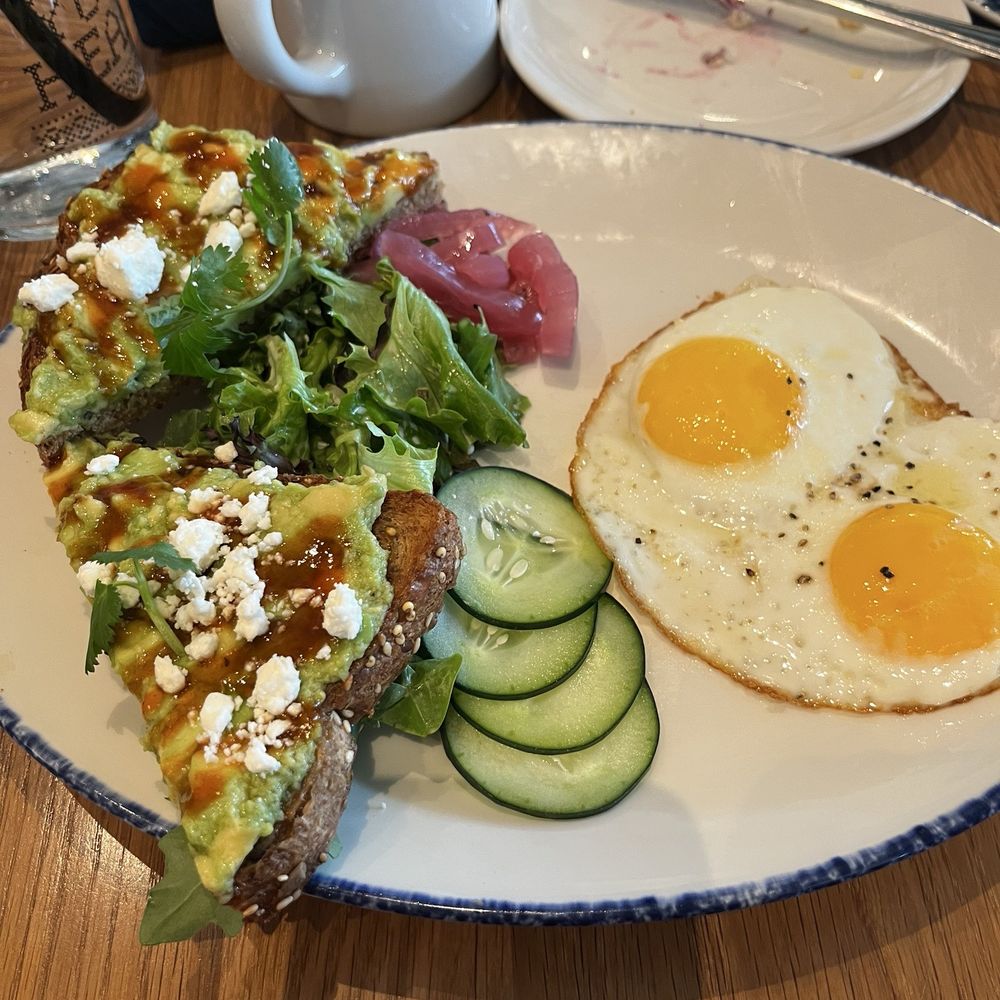 Tupelo Honey Southern Kitchen & Bar - Avocado Toast & Eggs - Southern Near Me - Upper Arlington, Ohio